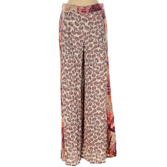 Free People Multicolor Wide Leg Pants - Picture 1 of 5